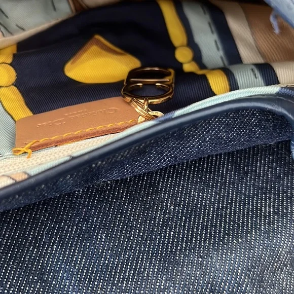 Dior denim saddle bag - Picture 5 of 7